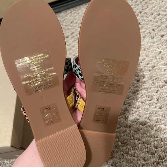 New Madewell The llana Colorblock Slide Sandal - Picture 5 of 5
